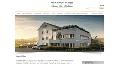 Desktop Screenshot of maybachhaus.com