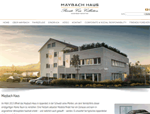 Tablet Screenshot of maybachhaus.com